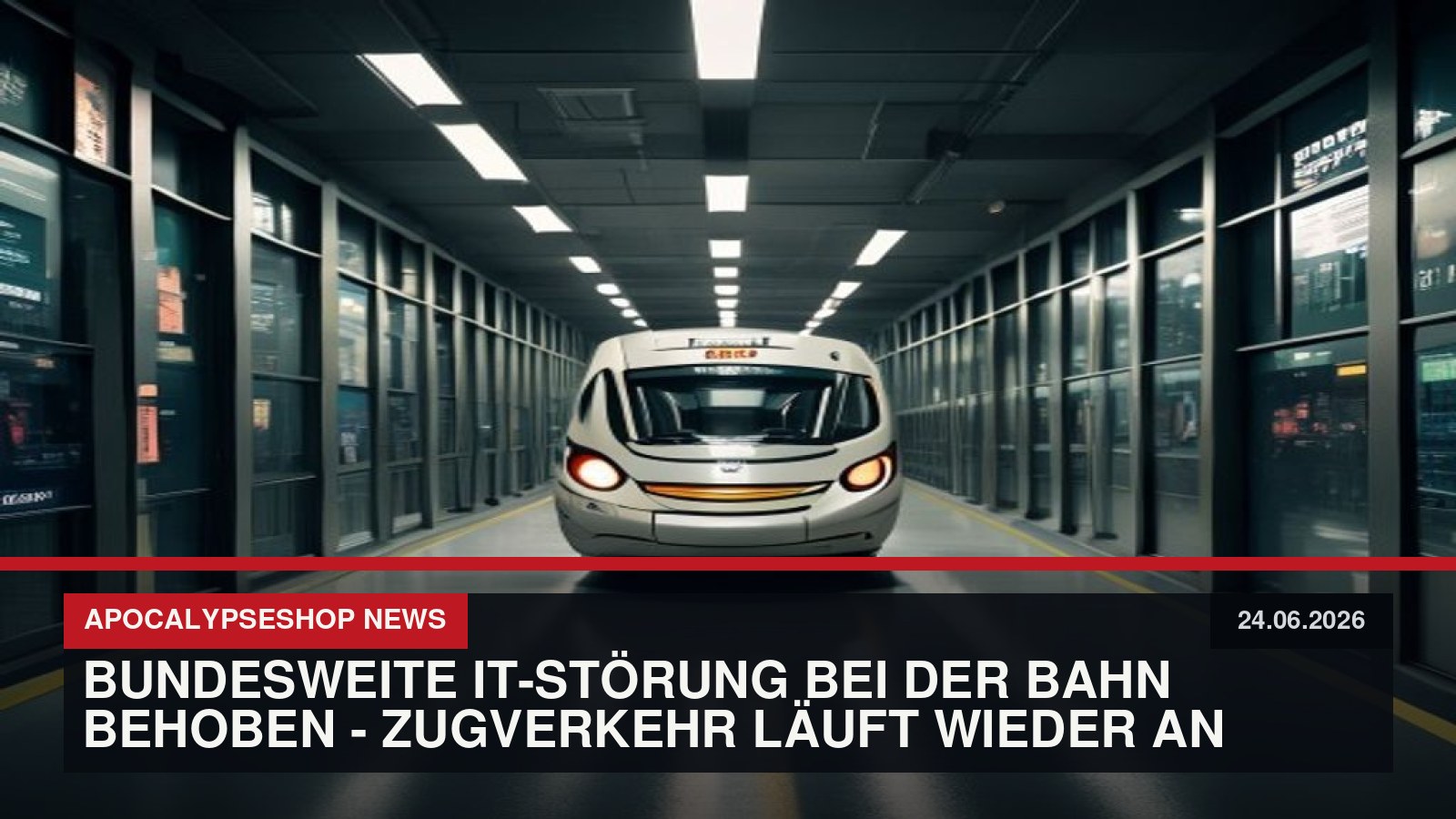 Bundesweite IT-Störung bei der Bahn behoben - Zugverkehr läuft wieder an