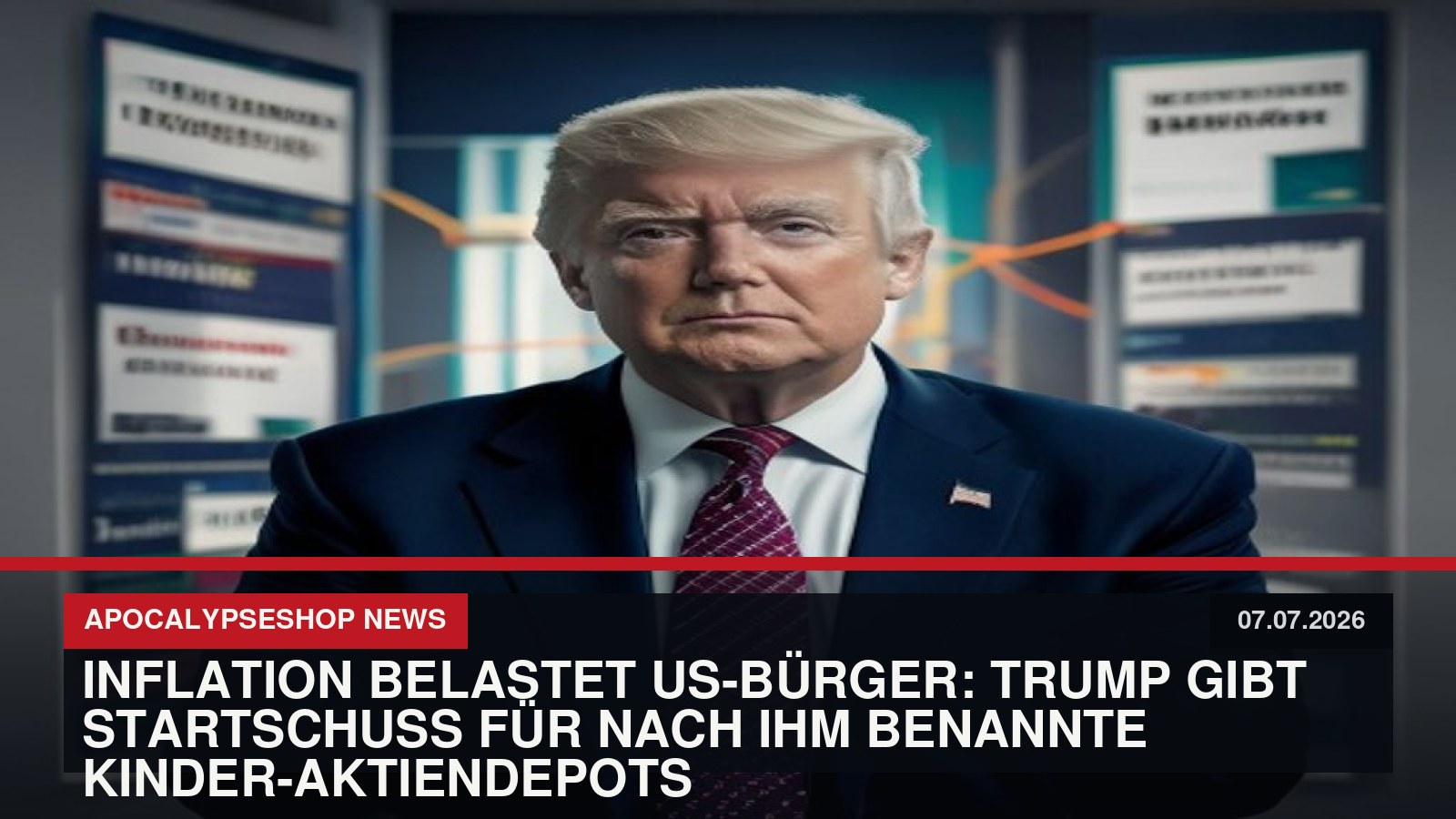 Inflation belastet US-Bürger: Trump gibt Startschuss für nach ihm benannte Kinder-Aktiendepots