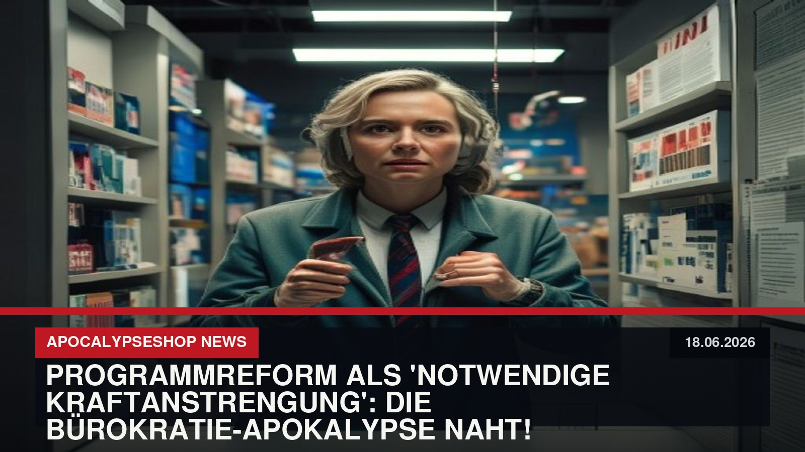 Programmreform als 'notwendige Kraftanstrengung': Die Bürokratie-Apokalypse naht!