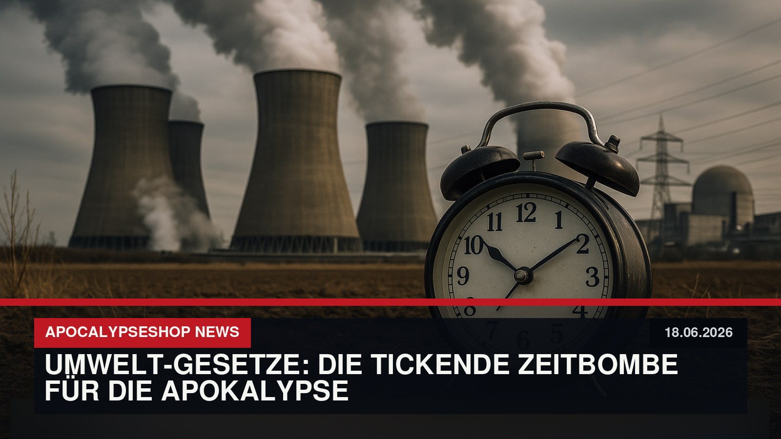 Umwelt-Gesetze: Die tickende Zeitbombe für die Apokalypse